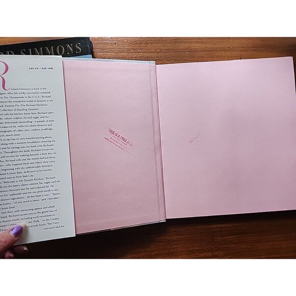 Richard Simmons Never-Say-Never Diet and Farewell To Fat 2 HCDJ Books First Edit - Picture 13 of 16